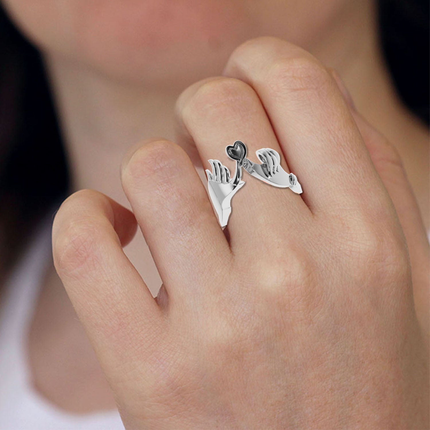 Solitairekart 2g 14K Gold Together Forever Ring – Timeless Love